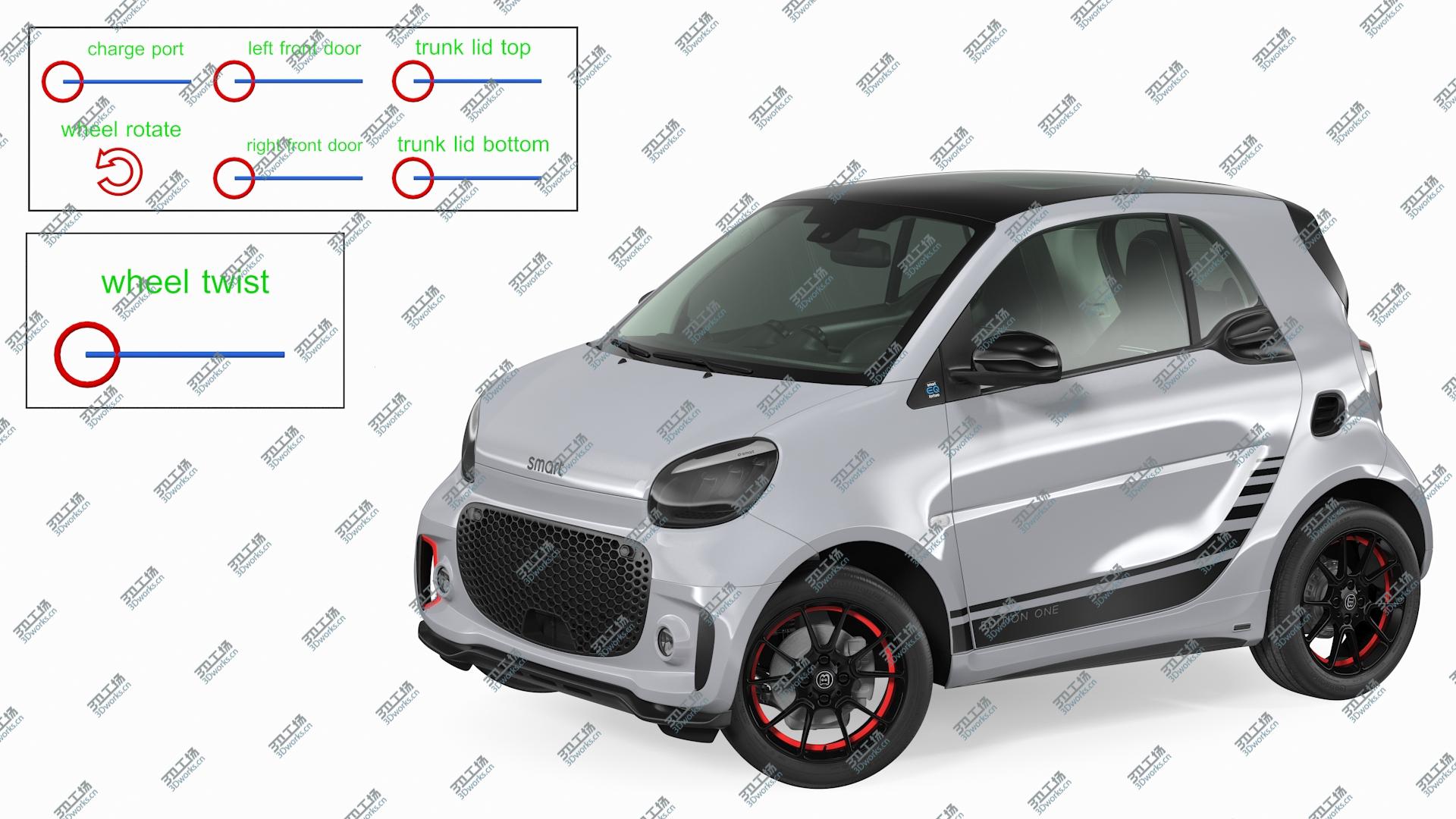 images/goods_img/20210319/3D Smart EQ Fortwo Coupe Electric Rigged/3.jpg
